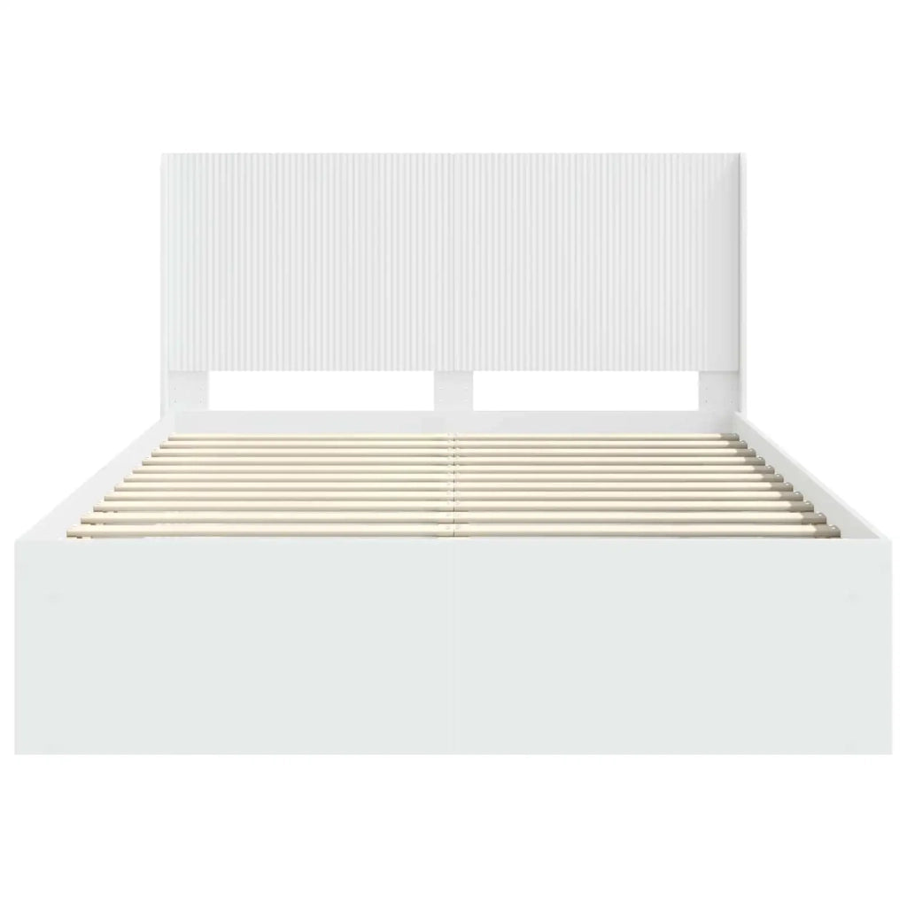 Struttura del letto con stoccaggio e testata 3 pcs 3413845