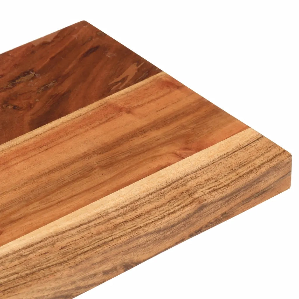 Piano per Tavolo 40x20x2,5cm Rettangolare Legno Massello Acacia