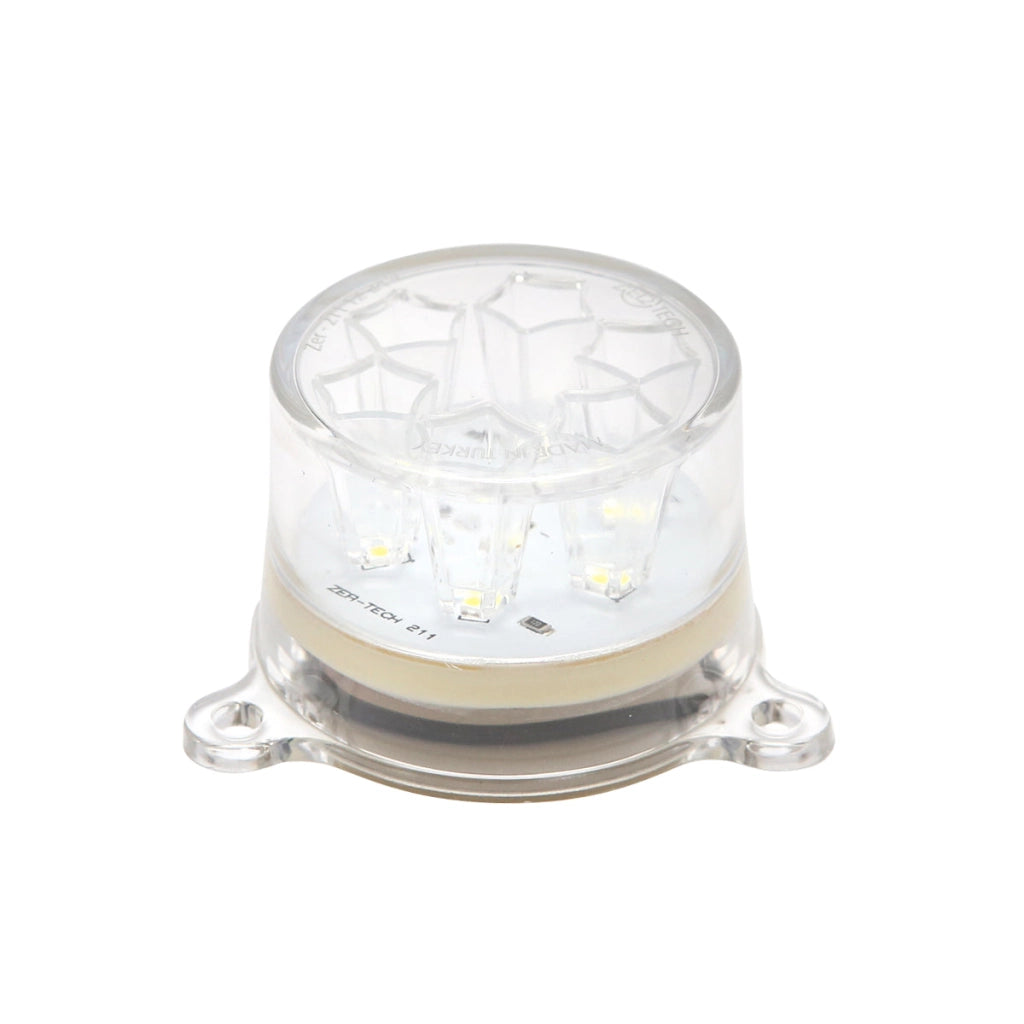 Lampada LED rotonda universale 12/24V bianca, Breckner Germany