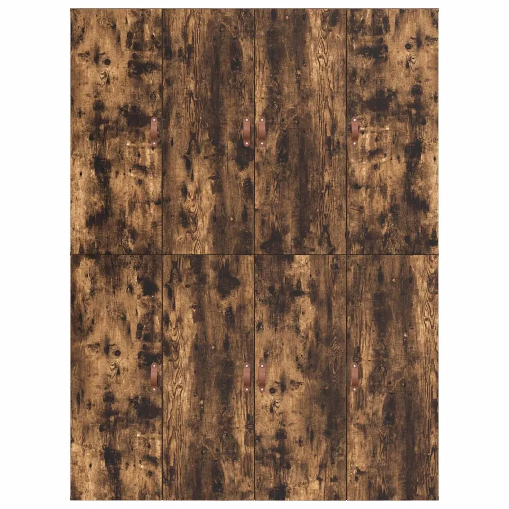 Struttura letto con contenitore Rovere fumé 150 x 200 cm 3335385
