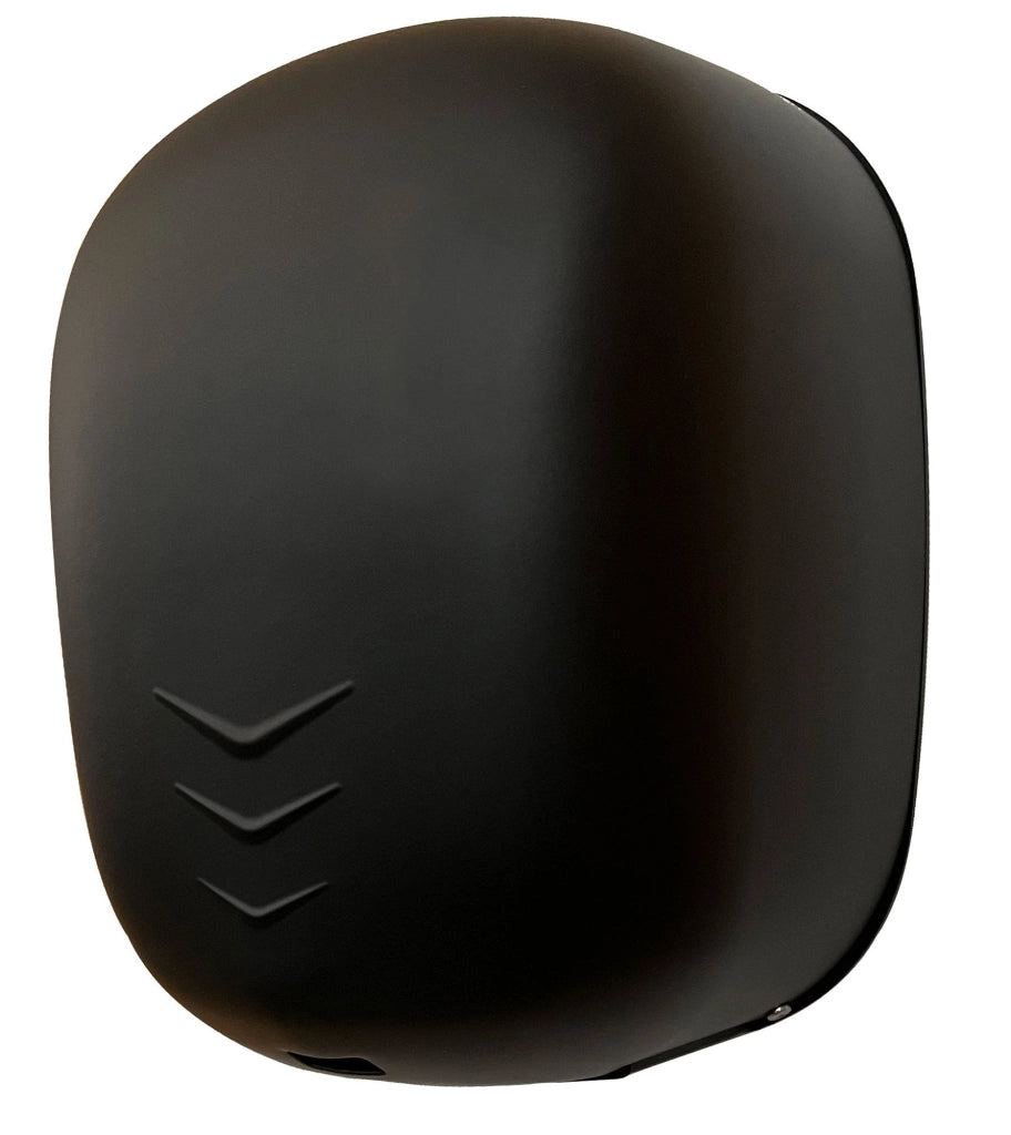 Asciugamani Elettrico con Fotocellula 1100W Vama Stream Dry UV NF Acciaio Nero Opaco