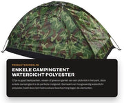 Tenda da Campeggio Impermeabile - Tenda Leggera - Tasca da Carico per Escursionismo - Per Una Persona - Protezione UV - Poliestere Duraturo - Tenda da Una Persona