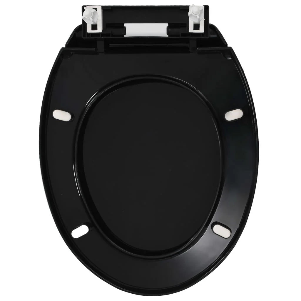 Sedile WC con chiusura ammortizzata e sgancio rapido nero 02_0021274