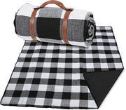 Ombrellone da picnic Blu-Bianco a colori XXL 200x200cm - Impermeabile & Ripiegabile