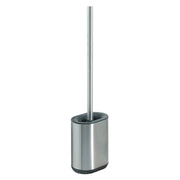 PORTA SCOPINO WC DA APPOGIO/PARETE IN ACCIAIO INOX MODELLO BIAGIO - DIM. CM (LXHXP): 11,4X45X7,7 - CROMATO  - GDY