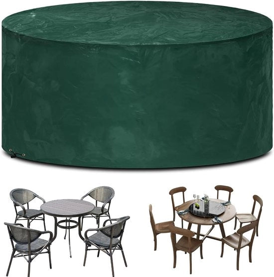 Copertura per mobili da giardino impermeabile diametro 190 x 80 cm - Verde