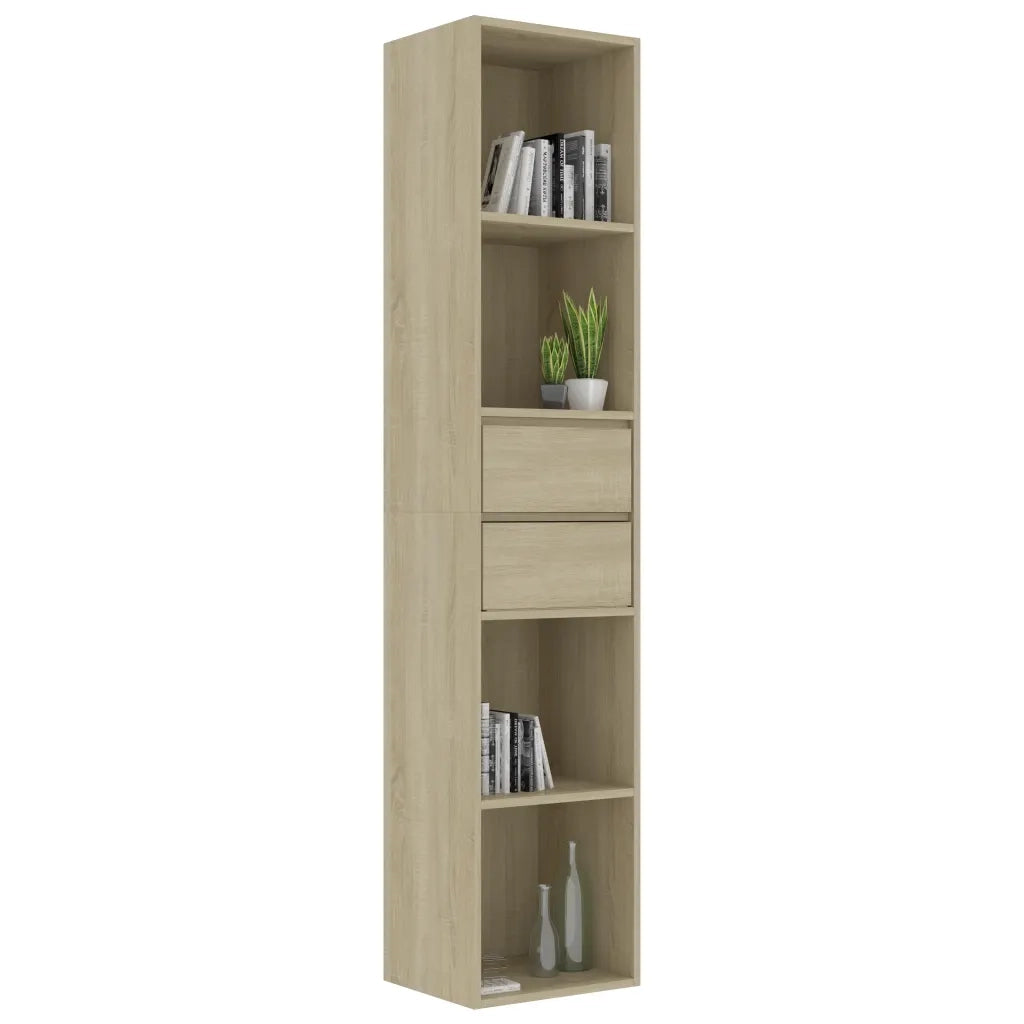 Libreria Rovere Sonoma 36x30x171 cm in Truciolato cod mxl 15419