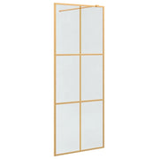 Parete Doccia Walk-in Oro 80 x 195 cm vetro temperato CFW4723701