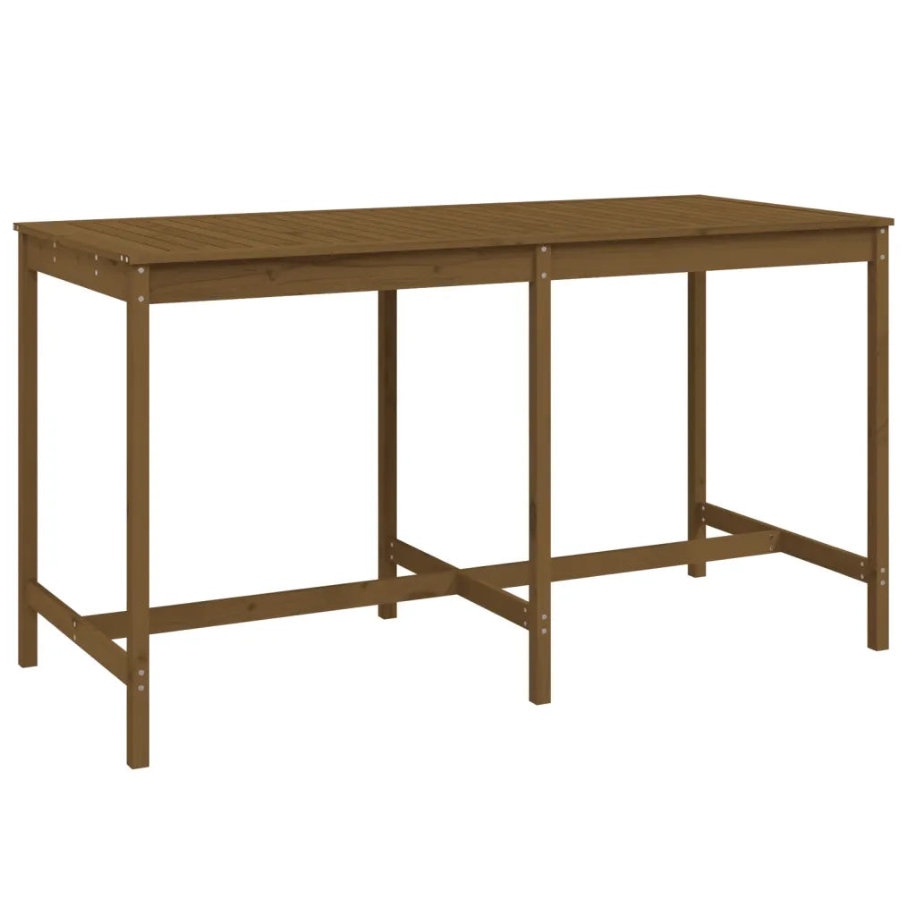 Set Bar da Giardino 9 pz ambra in Legno Massello di Pino