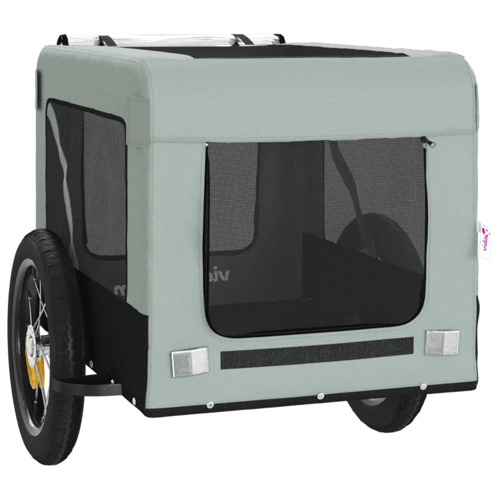 Rimorchio/carrello per animali domestici grigio 02_0044260