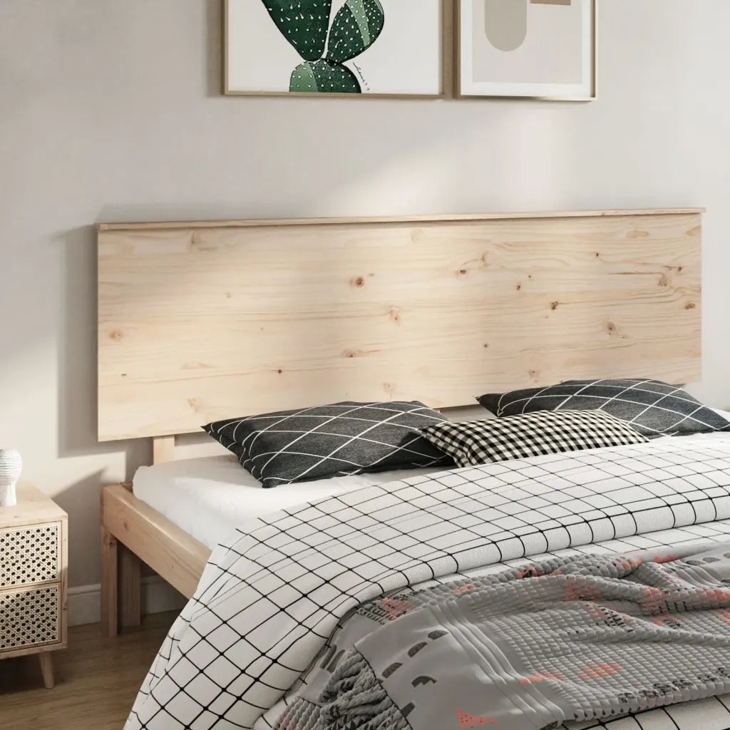 Testiera | Testata per Letto 204x6x82,5cm Legno Massello di Pino