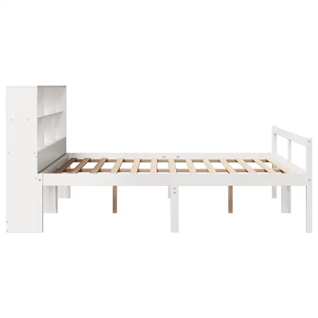 Giroletto con Libreria senza Materasso 180x200 cm in Legno Pino 3322023