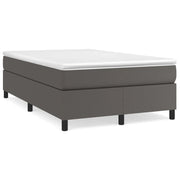 Letto matrimoniale | Letto per adulti | Struttura Letto a Rete a Molle Grigio 120x200 cm in Similpelle