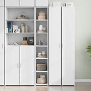 Credenza Bianca 30x41x185 cm in Legno Multistrato 846411