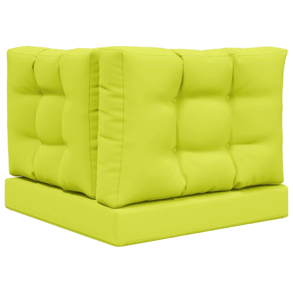 Cuscino per divano da esterno 3 pcs Verde Poliestere 900766