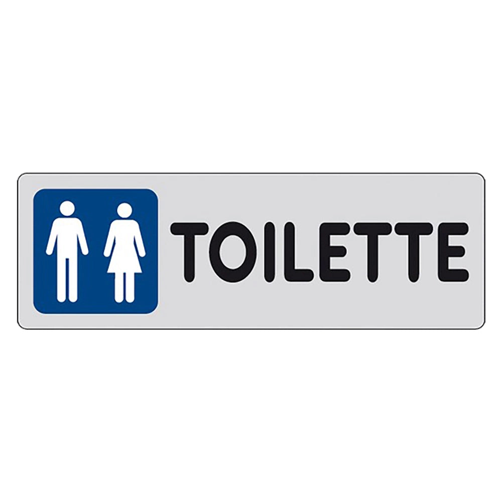 ETICHETTA SEGNALETICA TOILETTE wc bagno UOMINI/DONNE  - EUROSIGNALS
