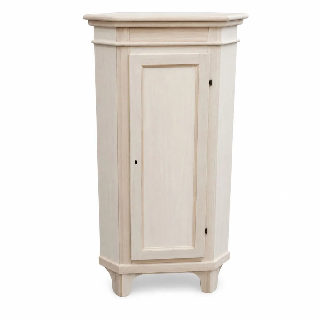 Mobile angolare 1 porta classico legno grezzo l.52 p.52 h.138 (805) - Mobili 2G