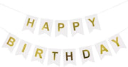 Decorazione per Festa di Compleanno Bianca - Decorazione per Festa - Slinger per Compleanno - Decorazione per Adulti/Bambini - 1 Pezzo - Ideale per Festa di Compleanno - Decorazione per Festa