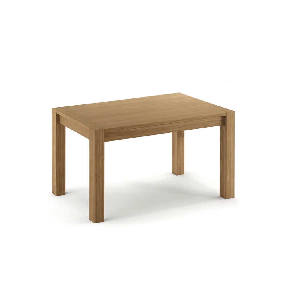 Tavolo da pranzo allungabile in legno impiallacciato rovere naturale Camden 140-190x80 cm fino a 8 posti Made in Italy | Duzzle