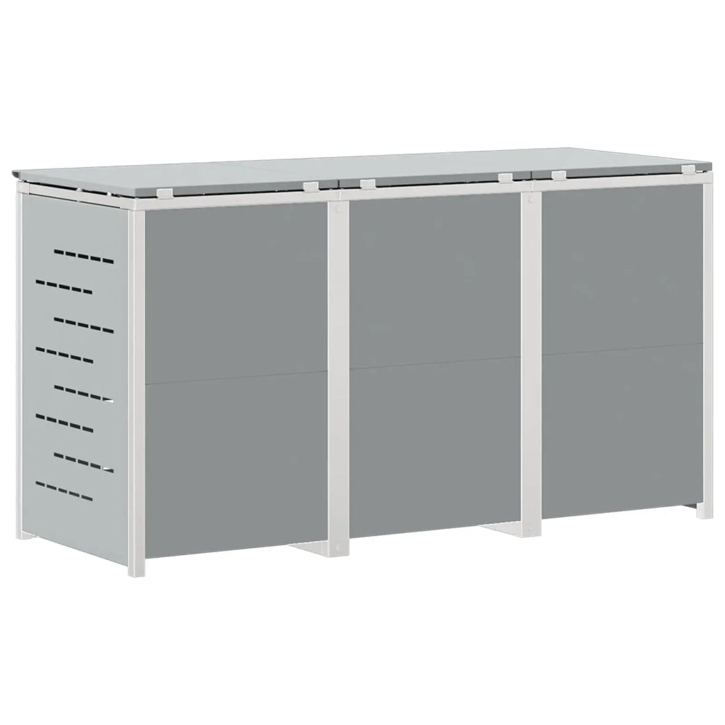 Stoccaggio contenitore a ruote Acciaio Inox Grigio 3422244