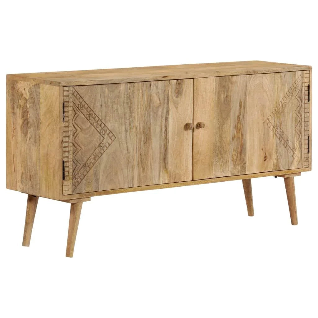 Buffet credenza mobiletto consolle mobile contenitore legno massello di mango 120 cm 4402047