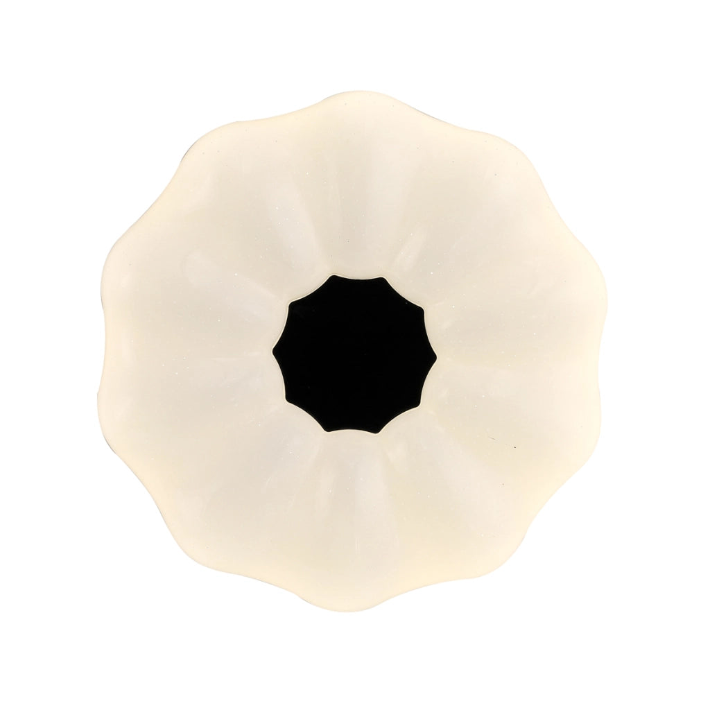 Plafoniera Italux Sonia tonda Ø38 bianco/nero LED 24W