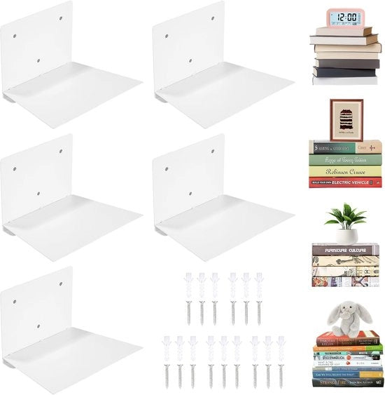 Set di Librerie Volanti a 5 Librerie Volanti Impalpabili per Parete Librerie Impalpabili Librerie Volanti di Metallo per Camera da Letto Decorazione Ufficio, Bianco

Modello: 
Specifica: 
Codice prodotto: