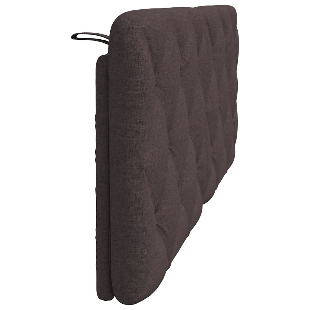 Cuscino Testiera Marrone Scuro 140 cm in Tessuto 4019222