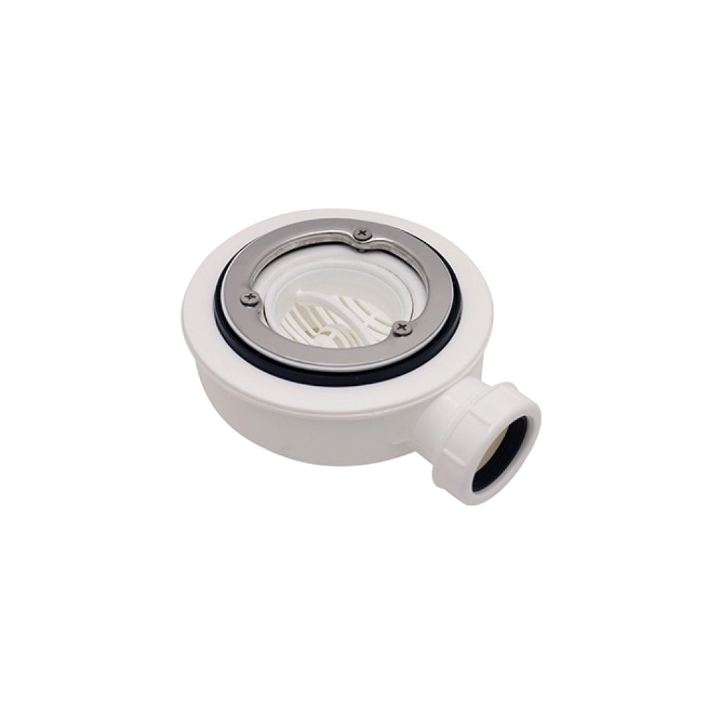 Piletta sifonata DRAIN MASTER DH per piatto doccia ribassato anello fissaggio acciaio
