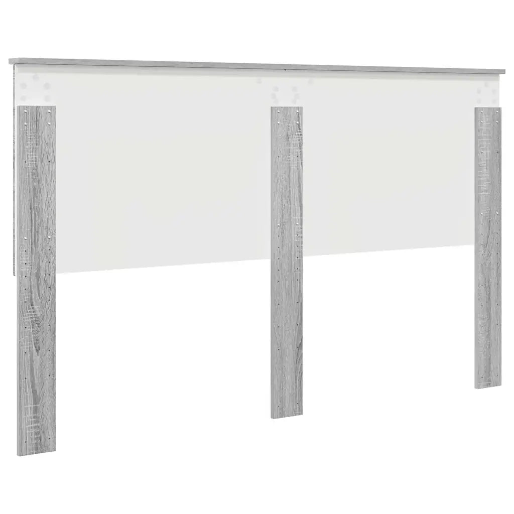 Testiera-Testata-Testiera Decorativa Grigio Sonoma 160 cm Legno multistrato 449169