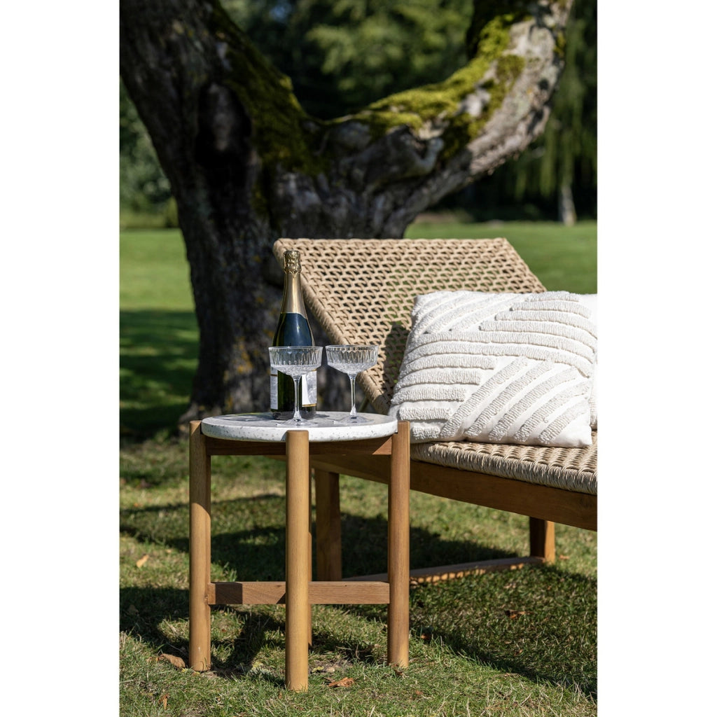 Cuscino Decorativo Albany, Bianco, Cotone, 45x45x1 cm