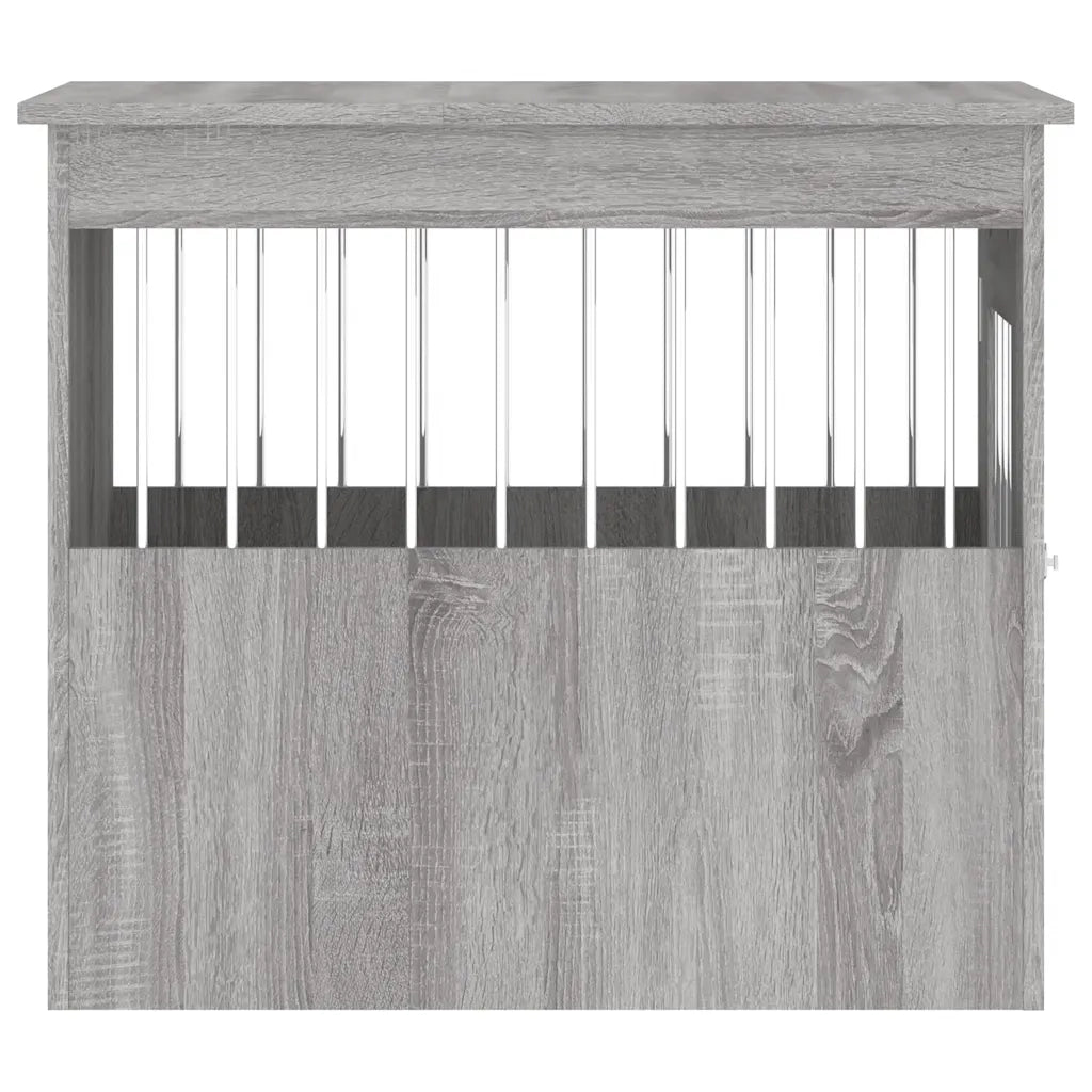 Gabbia Cani da Arredamento Grigio Sonoma 55x75x65cm Multistrato CFW6510456