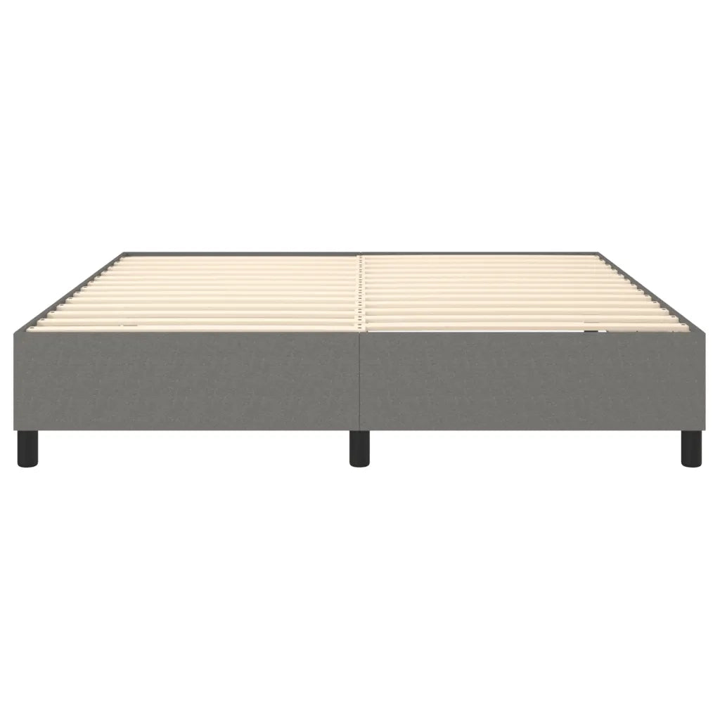 Struttura Letto a Rete a Molle Grigio Scuro 180x200 cm Tessuto 3120879