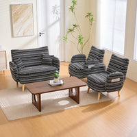 Divano due posti moderno ed elegante - Xylo - Cuscini braccioli e sacchetto di stoccaggio