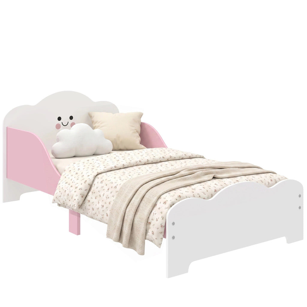 Letto singolo per bambini ¨C zephmum ¨C rosa 140x70 cm