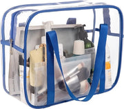 Borsa trasparente da trasporto e da allenamento, per lavoro, giochi sportivi e concerti