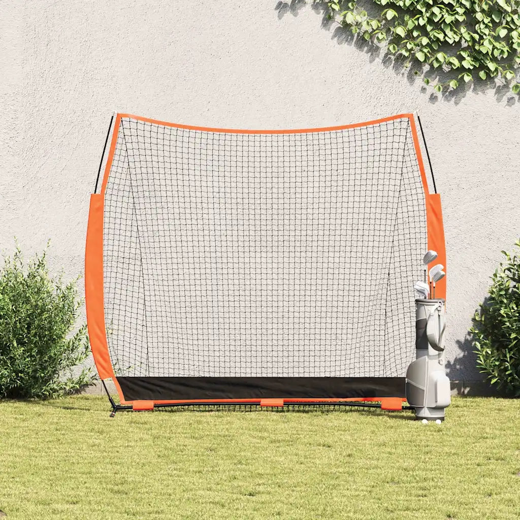 vidaXL Strumenti di allenamento per golf Nero 213 x 213 cm Poliestere