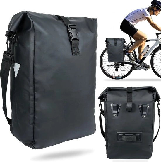 Tas per bicicletta singolo - Tas per bicicletta impermeabile - Tas per bicicletta posteriore - Porta bagagli - Accessori per bicicletta - Biciclette - Scuola - Lavoro - Spese