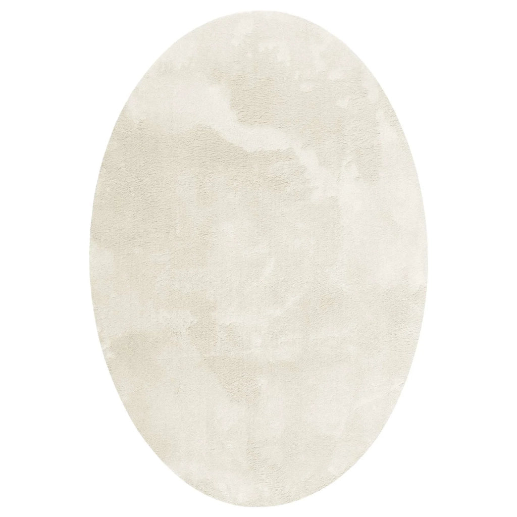 Tappeti per area Ovale HUARTE Crema 160 x 230 cm 4103625
