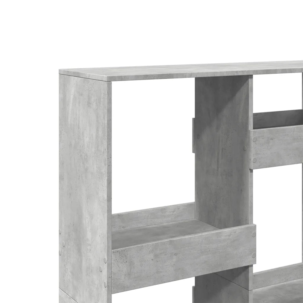 Libreria Grigio Cemento 100x33x135 cm in Legno Multistrato 3309387