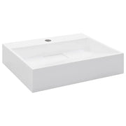 Lavabo lavabo lavabo da appoggio lavabo sospeso arredo bagno cabina doccia cabina WC casa 50 x 38 cm ghisa minerale bianco 02_0002632