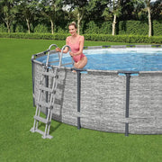 Bestway Scaletta per Piscina Flowclear a 4 Gradini 122 cm cod mxl 37953