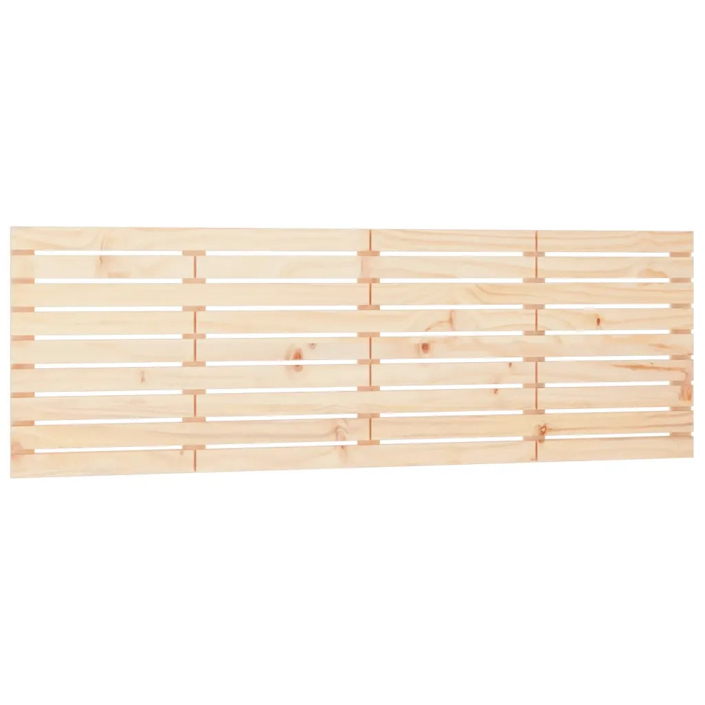Testiera da Parete-Testiera a Muro-Testata Decorativa 166x3x63 cm in Legno Massello di Pino 839594