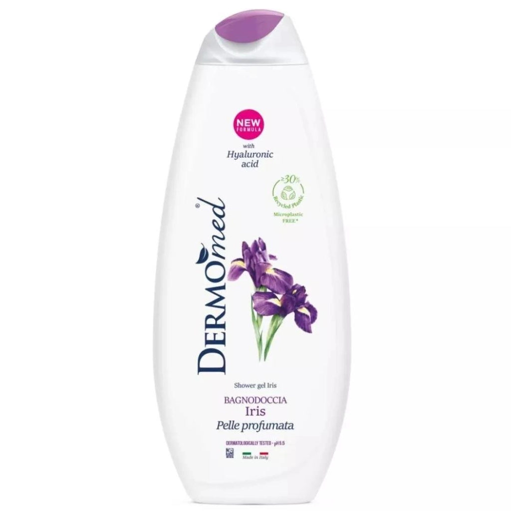 SET 12 CONFEZIONI DERMOMED BAGNODOCCIA FRAGRANZA IRIS 650ML