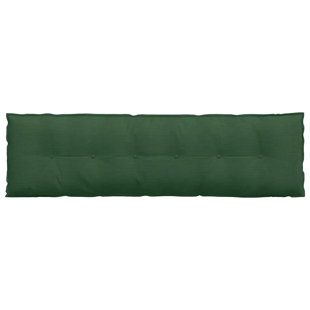 Cuscino per Schiena Verde Giungla 180 x 50 cm Tessuto in Cords