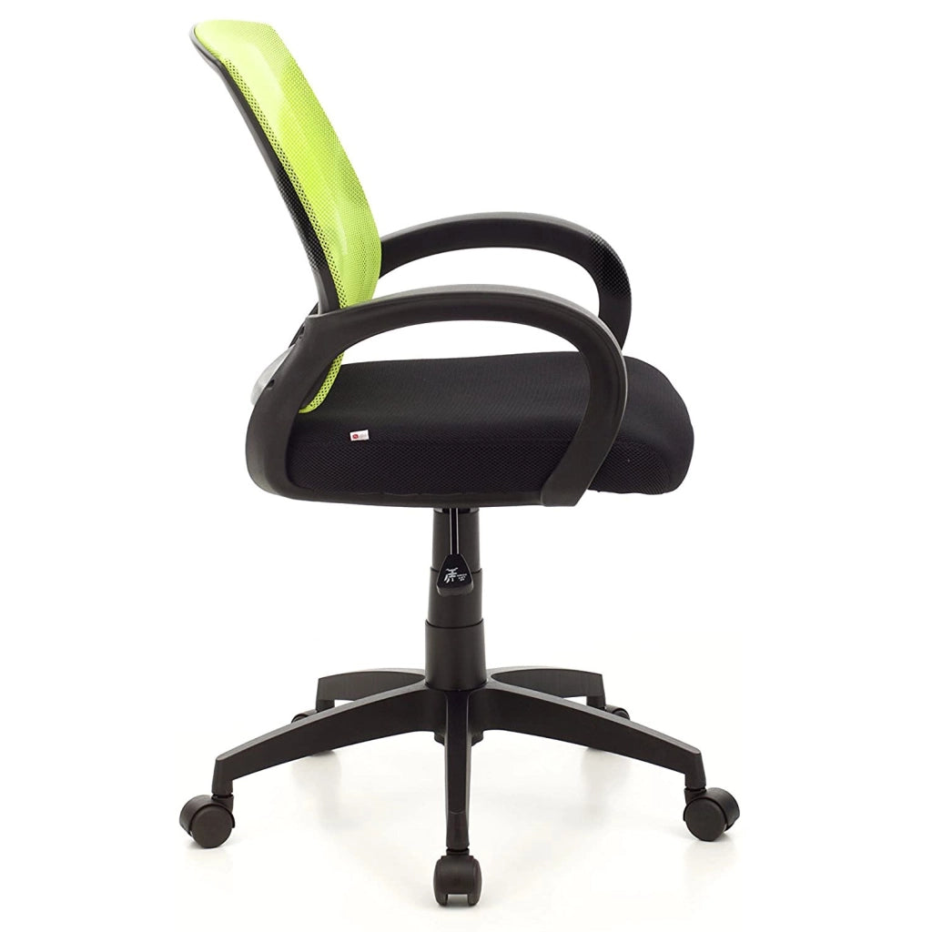 Marvin Poltrona Ufficio Ergonomica Girevole con Ruote, Sedia Scrivania Regolabile in Altezza con Schienale Traspir Verde