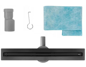 Canalina Di Scarico Neox Slim Pro Black 100