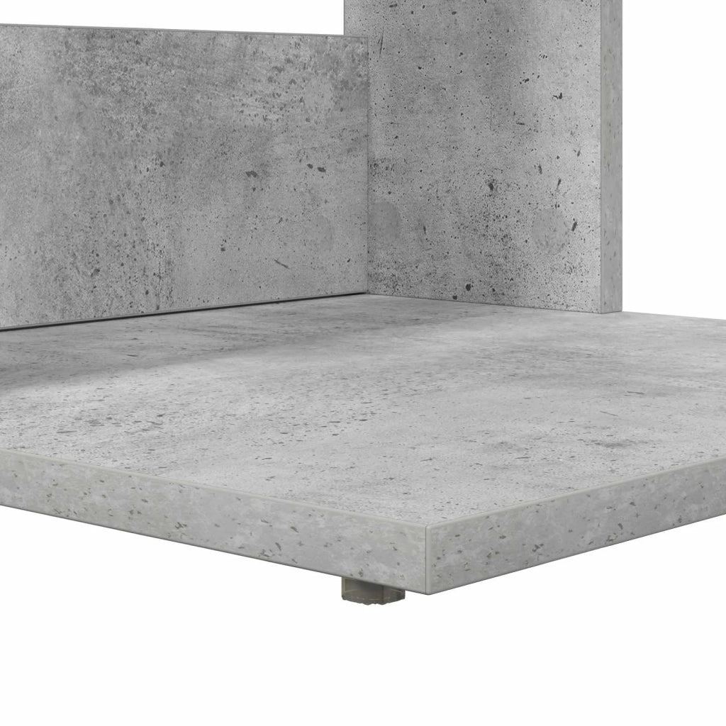 Tavolo laterale Grigio cemento 40 x 38 x 62,5 cm