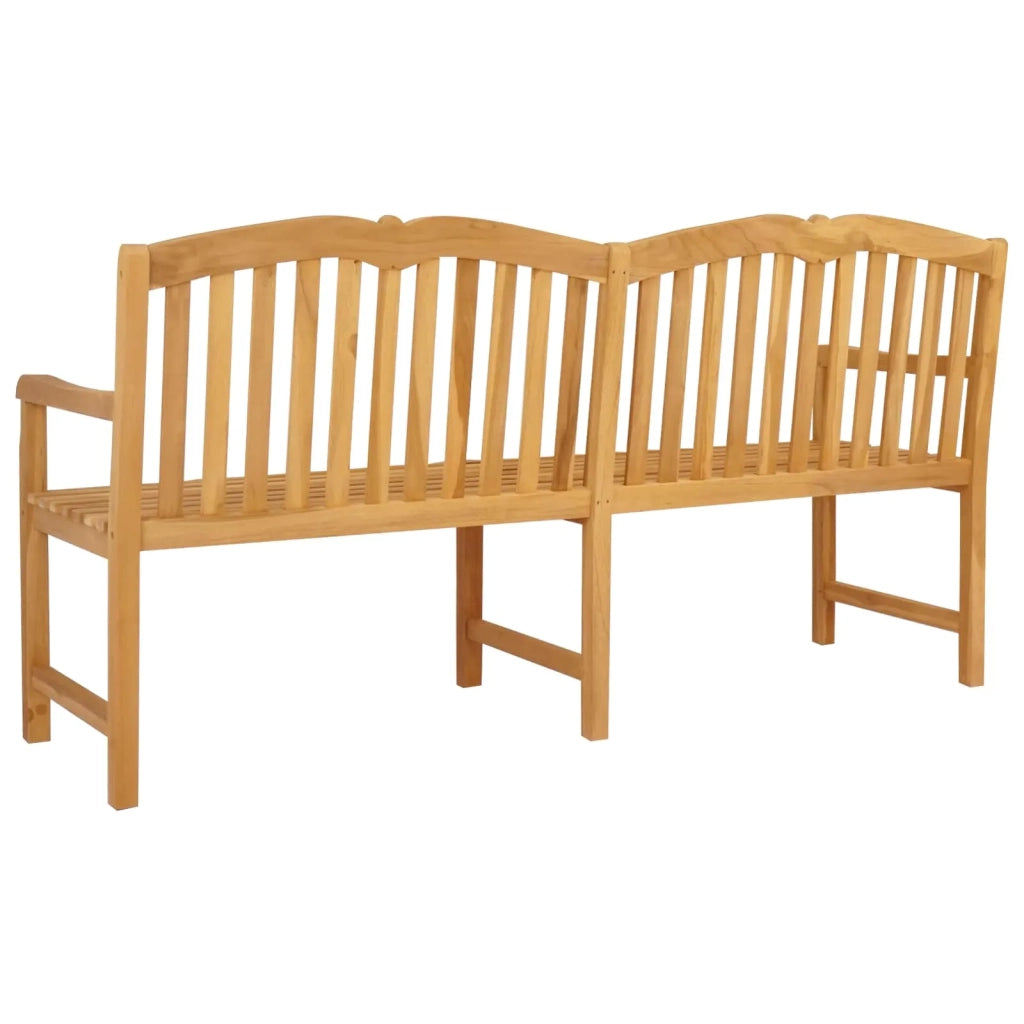 Panchina in legno intagliata a mano Naturale 180,5 x 60 x 96 cm