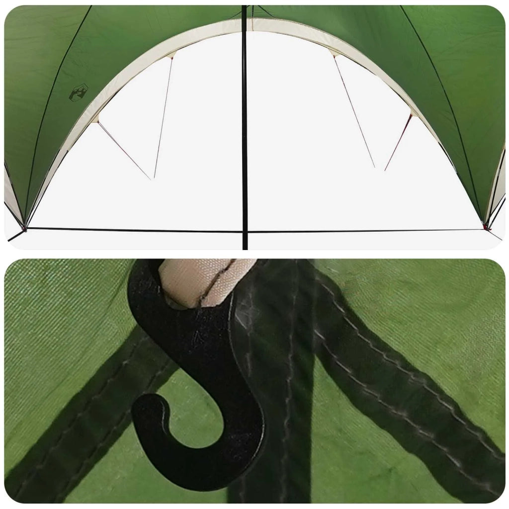Tenda Party Verde 400 x 400 x 320 cm Poliestere e Acciaio 42028615